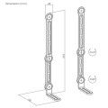 MACLEAN UCHWYT VESA NA SOUNDBAR UNIWERSALNY, 15KG MAX MC-334 - 2648771