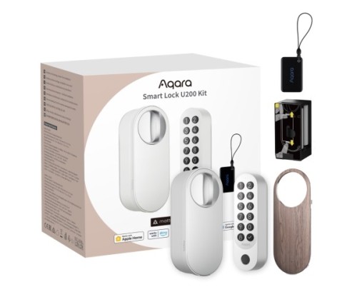 AQARA EL-D02DW Zestaw smart lock offline biała U200 - 2648908