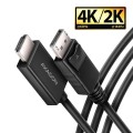 Axagon RVD-HI20C2 adapter kablowy 1,8 m DisplayPort HDMI Czarny - 2648974