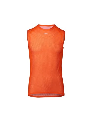 Koszulka rowerowa POC ESSENTIAL LAYER Vest - pomarańczowy - 2649199