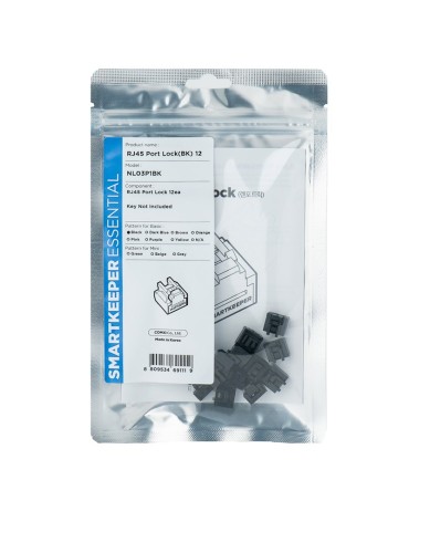 Smartkeeper NL03P1BK bloker portów Blokada portu RJ-45 Czarny 12 szt. - 2649871