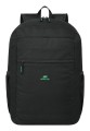 Rivacase Gremio plecak City backpack Czarny Poliester, Przetworzony politereftalan etylenu (rPET) - 2650181
