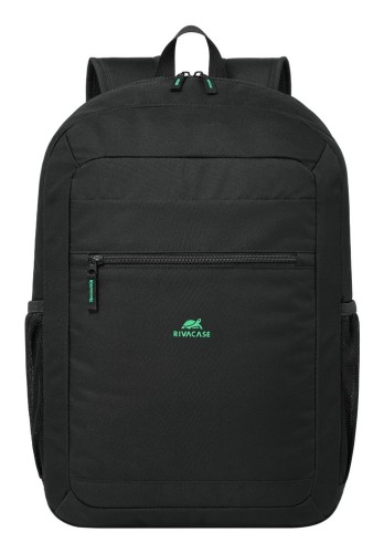 Rivacase Gremio plecak City backpack Czarny Poliester, Przetworzony politereftalan etylenu (rPET) - 2650181