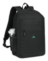 Rivacase Gremio plecak City backpack Czarny Poliester, Przetworzony politereftalan etylenu (rPET) - 2650171