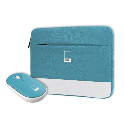 Pantone PT-BGMS001G1 torba na laptop 39,6 cm (15.6") Etui kieszeniowe Turkusowy - 2650197
