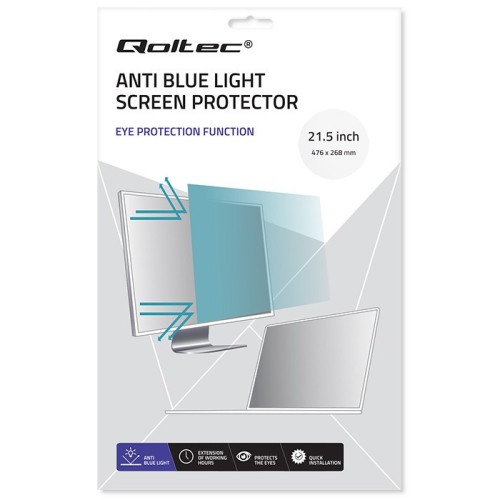 Filtr światła niebieskiego 21.5" | 16:9 | Ochrona wzroku | Anti Glare | Matowy | na monitor - 2314847