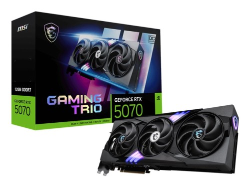 Karta VGA MSI GeForce RTX 5070 12G GAMING TRIO OC 12GB GDDR7 192bit HDMI+3xDP PCIe5.0 - 2540685