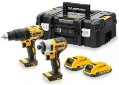 DeWALT DCK2060D2T-QW wkrętak zasilany/zakrętark udarowy Żółty