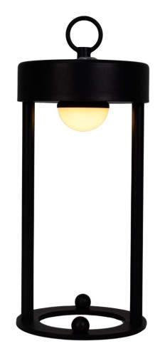 Techly I-LAMP-TABLE1 lampa stołowa Niewymienialne źródło światła 3 W LED Czarny - 2252347