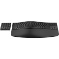 HP Klawiatura ergonomiczna bezprzewodowa + numeryczna 965 7E756AA czarna - 2638842