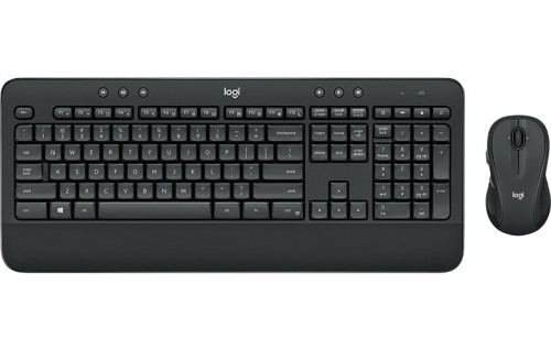 Logitech Advanced MK545 klawiatura Dołączona myszka Biuro RF Wireless QWERTY Amerykański międzynarodowy Czarny - 2372550