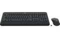 Logitech Advanced MK545 klawiatura Dołączona myszka Biuro RF Wireless QWERTY Amerykański międzynarodowy Czarny - 2407955