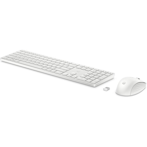 Zestaw bezprzewodowy klawiatura + mysz HP 655 White 860P8AA - 2631206