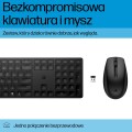 Zestaw bezprzewodowy klawiatura + mysz HP 655 White 860P8AA - 2637140