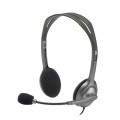 Logitech H111 Zestaw słuchawkowy Przewodowa Opaska na głowę Biuro/centrum telefoniczne Szary - 2652455
