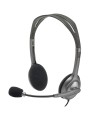 Logitech H111 Zestaw słuchawkowy Przewodowa Opaska na głowę Biuro/centrum telefoniczne Szary - 1538926