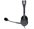 Logitech H111 Zestaw słuchawkowy Przewodowa Opaska na głowę Biuro/centrum telefoniczne Szary - 1068080