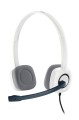 Logitech H150 Zestaw słuchawkowy Przewodowa Opaska na głowę Biuro/centrum telefoniczne Biały - 1068025