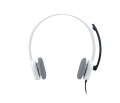 Logitech H150 Zestaw słuchawkowy Przewodowa Opaska na głowę Biuro/centrum telefoniczne Biały - 2463940