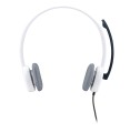 Logitech H150 Zestaw słuchawkowy Przewodowa Opaska na głowę Biuro/centrum telefoniczne Biały - 1068029