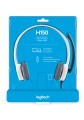 Logitech H150 Zestaw słuchawkowy Przewodowa Opaska na głowę Biuro/centrum telefoniczne Biały - 1068035