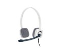 Logitech H150 Zestaw słuchawkowy Przewodowa Opaska na głowę Biuro/centrum telefoniczne Biały - 2463941