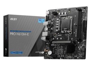 Płyta MSI PRO PRO H610M-E /H610/DDR5/SATA3/M.2/USB3.0/PCIe4.0/s.1700/mATX