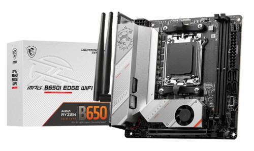 MSI MPG B650I EDGE WIFI płyta główna AMD B650 Gniazdo AM5 mini ATX - 2237443