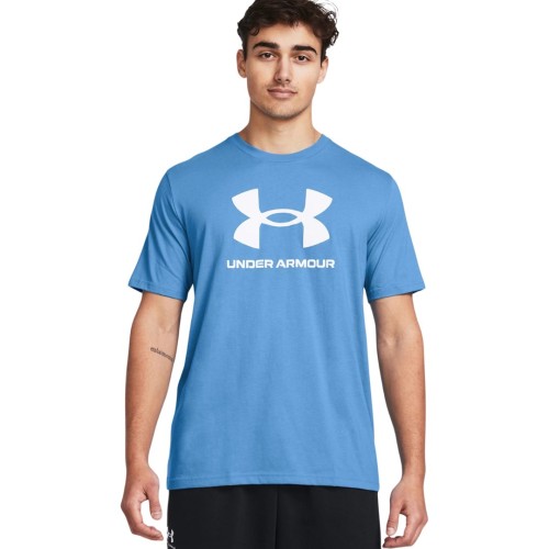 Koszulka męska Under Armour Sportstyle Logo niebieska 1382911 444 2XL - 2065218