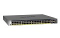NETGEAR M4300-52G-PoE+ 1000W PSU Zarządzany L2/L3/L4 Gigabit Ethernet (10/100/1000) Obsługa PoE 1U Czarny - 744435