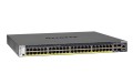 NETGEAR M4300-52G-PoE+ 1000W PSU Zarządzany L2/L3/L4 Gigabit Ethernet (10/100/1000) Obsługa PoE 1U Czarny - 2653967