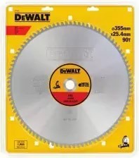 dewalt 355 x 25.4 90t steel stationary