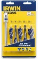 IRWIN WIERTŁO DO DREWNA KPL.5szt. BLUE GROOVE 6X 16, 18, 20, 22, 25 mm ... ... - 2651112
