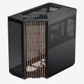 Obudowa PC APNX V1, Midi-Tower, ATX, Tempered Glass, Holz, schwarz - 2651396