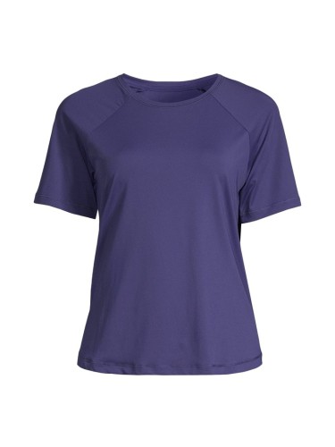 Koszulka treningowa damska Casall Essential Tee fioletowy - 2651748