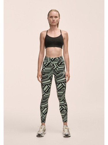 Legginsy damskie Casall Essential Printed Tights zielony - 2651782