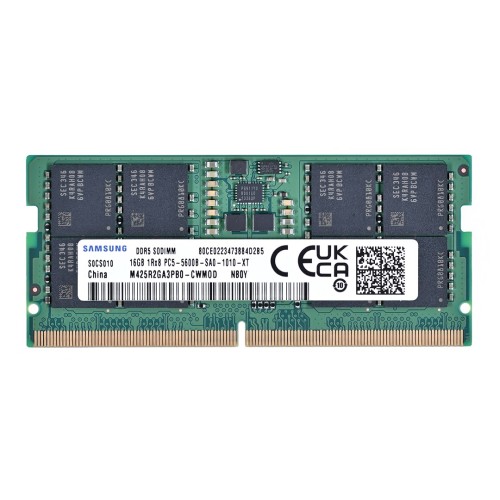 Samsung SO-DIMM 16GB DDR5 1Rx8 5600MHz PC5-44800 M425R2GA3PB0-CWM - 2651974