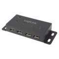 LogiLink UA0141A huby i koncentratory 480 Mbit/s Czarny - 2652100