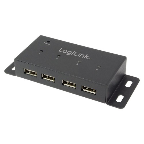 LogiLink UA0141A huby i koncentratory 480 Mbit/s Czarny - 2652100
