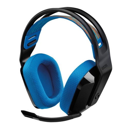 Logitech G G535 Zestaw słuchawkowy Bezprzewodowy Opaska na głowę Gaming Czarny, Niebieski - 2652136