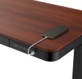 Bieżnia Urevo U1 Smart Walkingpad + Biurko regulowane elektrycznie TUCKANO czarny/orzech - 2653319