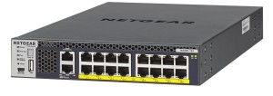 Netgear M4300-16X - Zarządzany - L3 - 10G Ethernet (100/1000/10000) - Power over Ethernet (PoE) - Montaż w szafie - 1U