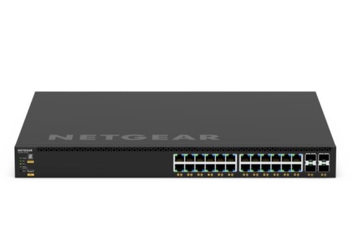 NETGEAR GSM4328-100AJS Zarządzany L3 Gigabit Ethernet (10/100/1000) Obsługa PoE 1U Czarny - 2653983