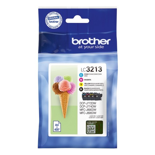 Tusze Brother LC-3213VAL black Cyan Magenta Yellow - 2654635