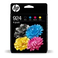 Tusz HP 924 - 4er-Pack - czarny, żółty, cyan, magenta - oryginalny - atrament - 2654746