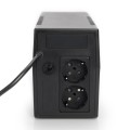Zasilacz awaryjny UPS DIGITUS Line-Ineractive LED BASIC, 600VA/360W, 1x12V/7Ah, AVR, 2x Schuko CEE 7/3 - 2533842