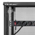Qoltec Aluminiowa Listwa zasilająca  PDU do  RACK 10'' | 1U | 16A |  4xSCHUKO | 1.8m - 2041153