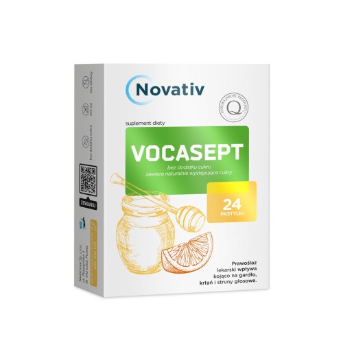 Novativ Vocasept 24 pastylki do ssania - 2638597