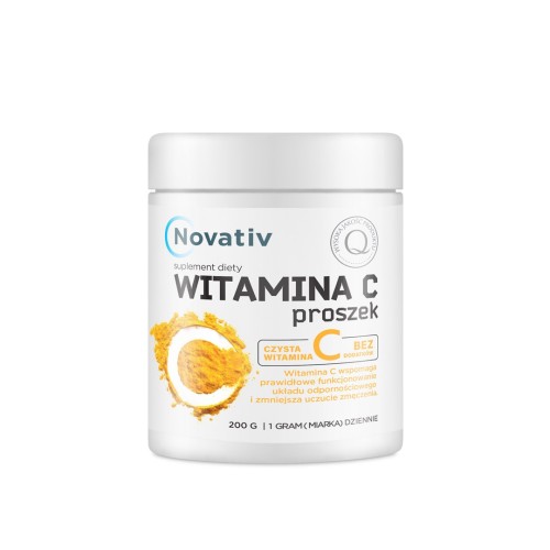 Novativ Witamina C Proszek 200 g - 2638609