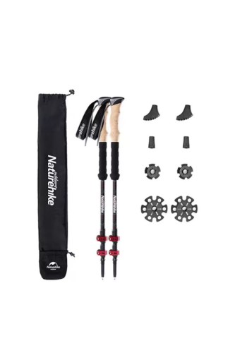 Kije carbon czerwone NATUREHIKE nh20ds003-red - 2505226